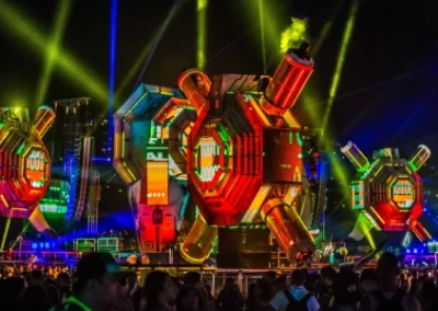 Large custom stage we built for major concert in Las Vegas.