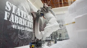 Foam Sculpting Robot at Statement Fabrication