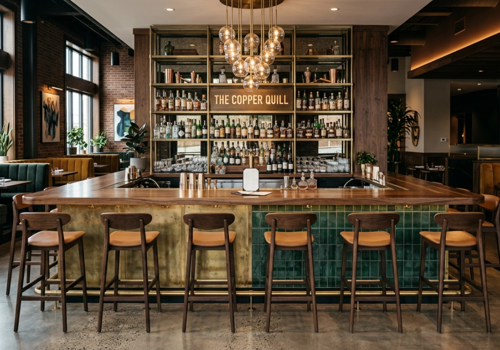 Custom Restaurant Bars & Back Bars | Restaurant Fabrication