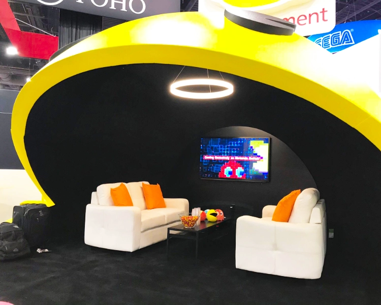 Custom Pacman Exhibit Booth 2