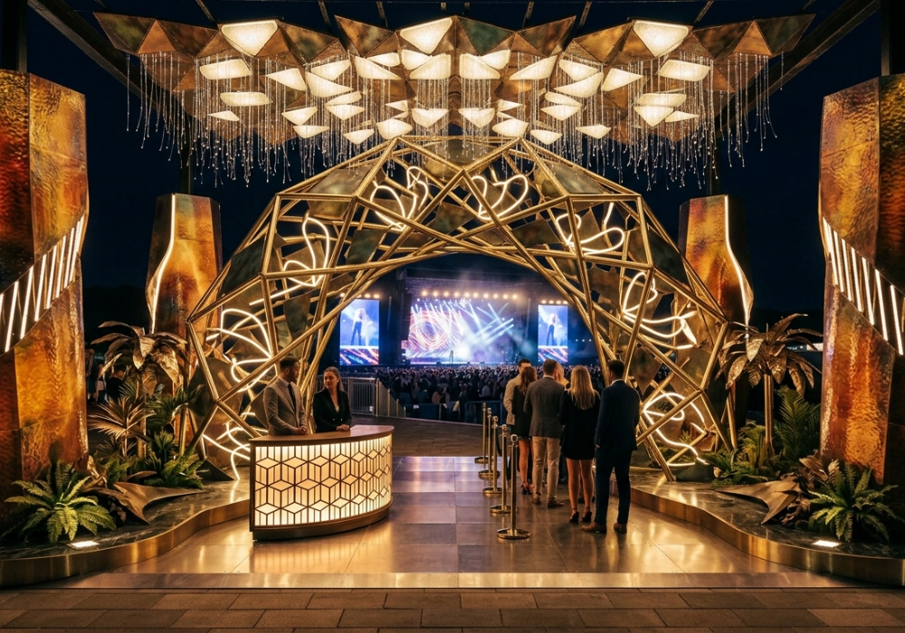 Event Entrance & Gateway Fabrication for Live Events | Statement Fabrication