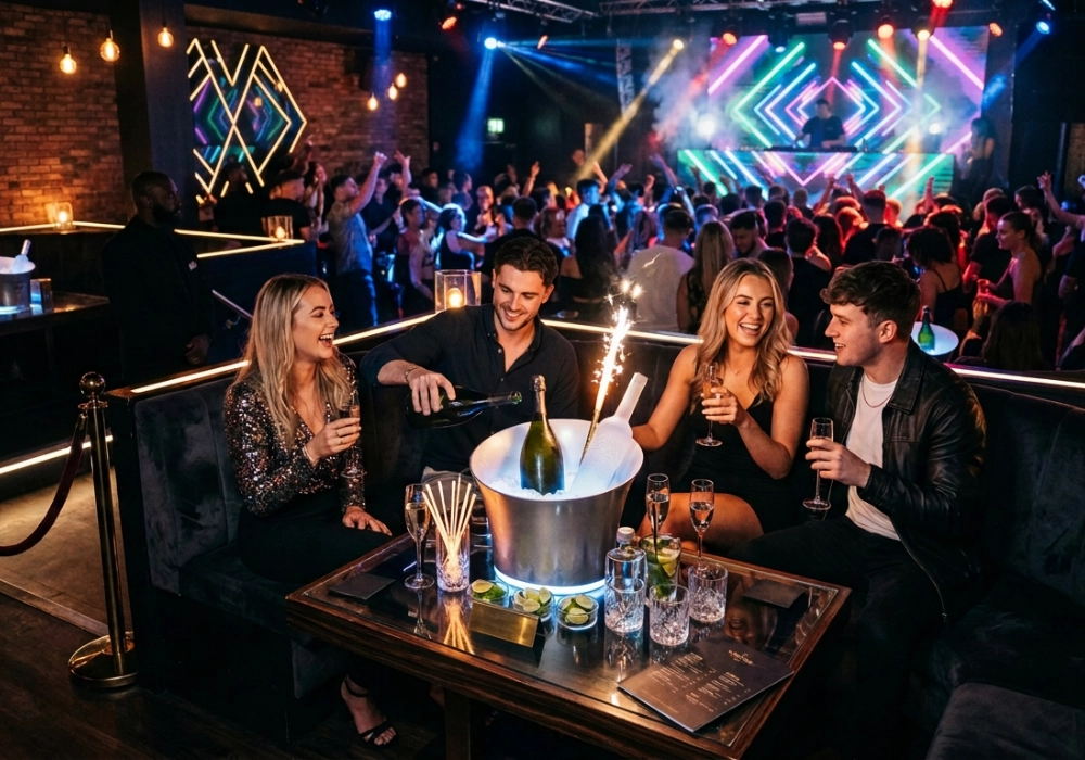 Feature Bar & Bottle Service Area Fabrication | Statement Fabrication