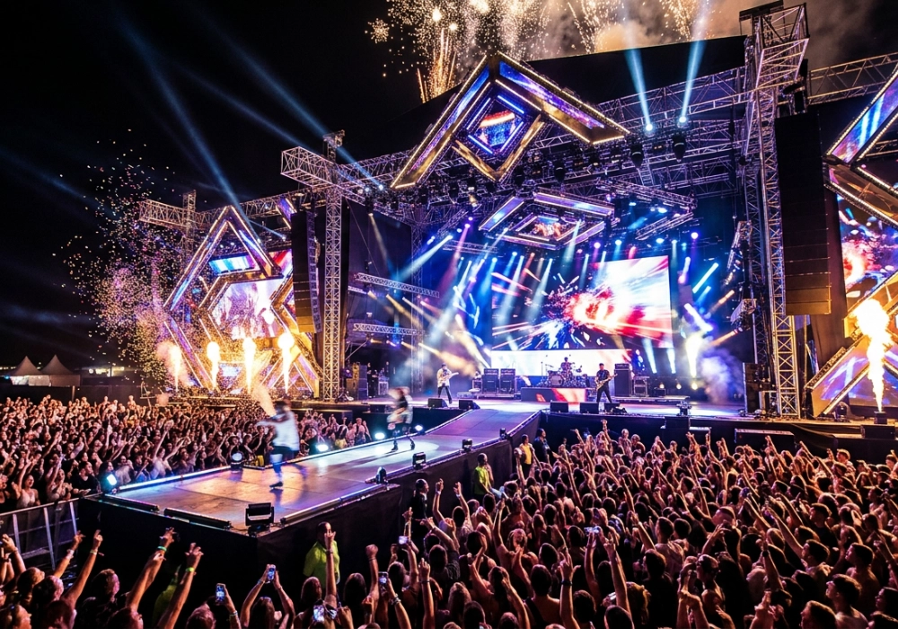 Main Stage Fabrication for Concerts & Music Festivals