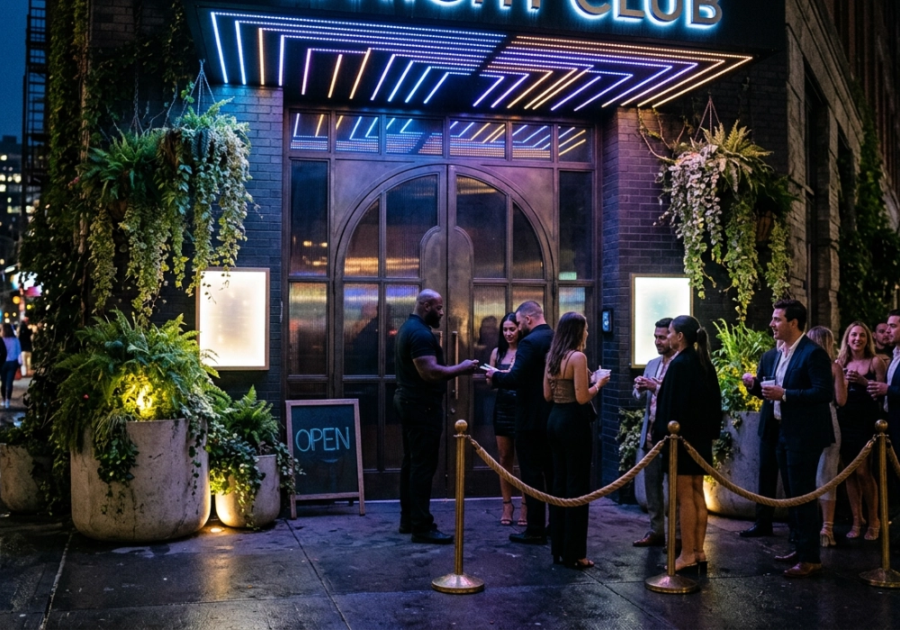 Statement Entryway Fabrication for Nightclubs | Custom Nightclub Entrances | Statement Fabrication