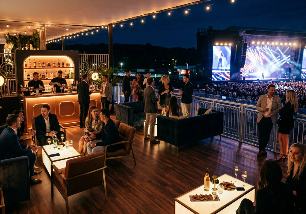 VIP & Hospitality Space Fabrication for Live Events | Statement Fabrication